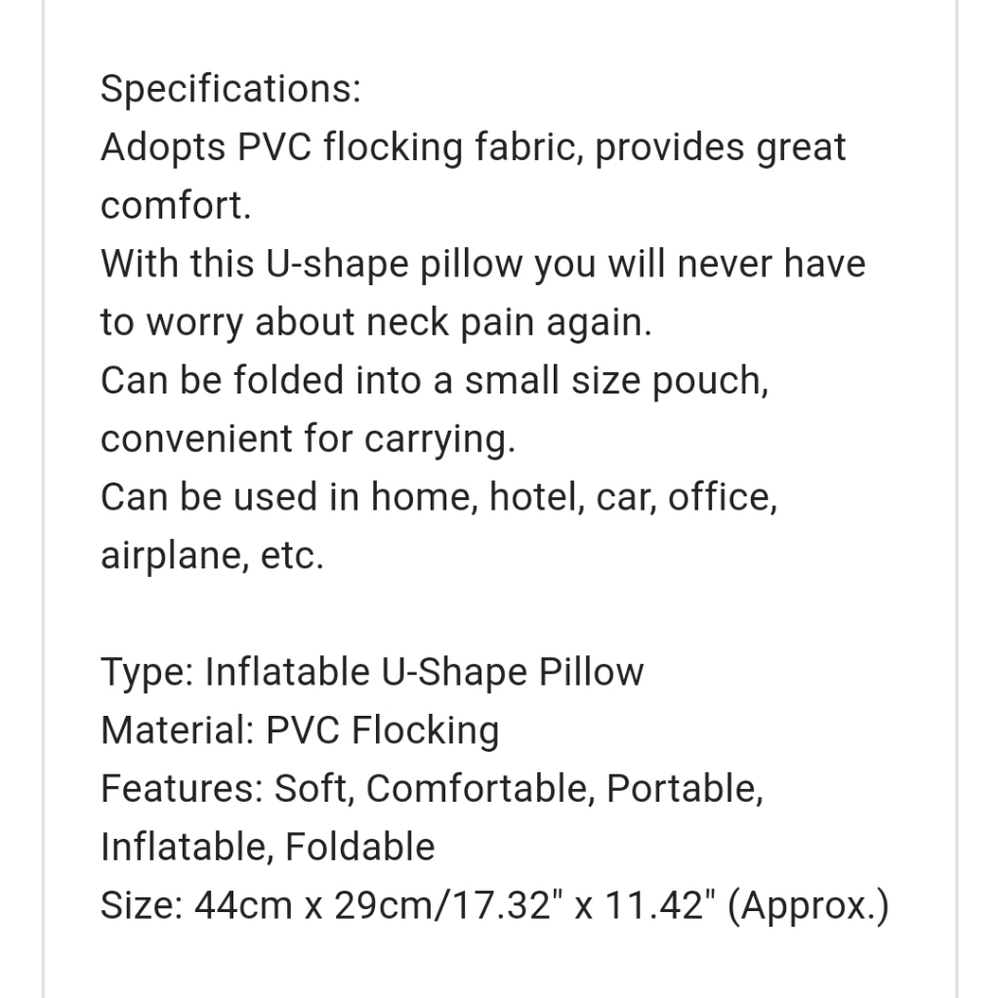 Inflatable headrest - Picture 4 of 4